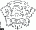 Originál v angličtině animace serie Paw Patrol logo