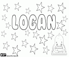 Logan, jméno pro kluka v anglické a skotské. Logan, název, který pochází ze stejné příjmení, který je odvozen od názvu gaelský místa. Logan se také používá jako jméno pro děvče
