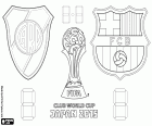 CA River Plate versus FC Barcelona, finále Mistrovství světa ve fotbale klubů FIFA Japonsko 2015. Mezinárodní Stadium Jokohama, Japonsko, 20 prosinec 2015. River vs Barça