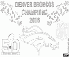 Denver Broncos vyhrál mistrovství Super Bowl 2016 po vítězství 24-10 Carolina Panthers. MVP, nejcennější hráč byl Von Miller. Peyton Manning je víc veterán zadák, který vyhraje Super Bowl a první quarterback vyhrál s dvěma různými týmy, Colts v roce 2007 a Broncos v roce 2016