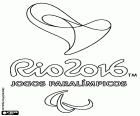 Logo paralympijských her v roce 2016 Riu de Janeiro, od 7 18 září