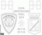 Independiente del Valle versus Atletico Nacional. Do finále Copa Libertadores 2016 ve dvou zápasech mezi ekvádorské klubu a kolumbijský klub: první zápas v Sangolquí, Ekvádor, 22 července 2016. Druhý zápas v Medellin, Kolumbie, v 27 červenci 2016