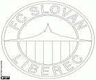 Logo FC Slovan Liberec, fotbalový klub z města Liberce v České republice