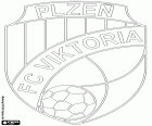 Logo FC Viktoria Plzeň, fotbalový klub z města Plzeň, Česká republika