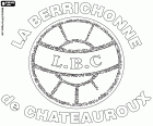 Logo z La Berrichonne de Châteauroux, LB Châteauroux, sportovní klub sídlící v Châteauroux, město v srdci Francie