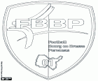 Logo z Football Bourg-en-Bresse Peronnas 01, také známý jako FBBP 01, fotbalový klub, který má svůj původ v splynutí dvou klubů z Bresse Bourg v a Peronnas, místy v na východě Francie v regionu Rhône-Alpes