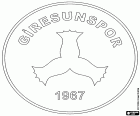 Štít z Giresun Spor Klubu, Giresunspor, fotbalový klub v městě Giresun, hlavní město provincie se stejným názvem v oblasti Černého moře