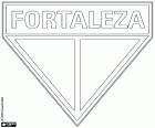 Štít Fortaleza Esporte Clube, sportovní klub se sídlem v městě Fortaleza, hlavní město státu Ceará v severovýchodním regionu v Brazílii