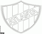 Odznak klubu Atlético Atlanta, sportovní klub z Buenos Aires, se nachází ve čtvrti Villa Crespo, s přezdívkou Los Bohemios, Češi