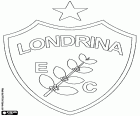 Štít Londrina Esporte Clube, fotbalový klub z města Londrina ve státě Paraná v jižním regionu Brazílie