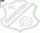 Emblém Football Club Eindhoven, fotbalový klub sídlící v Eindhovenu, páté největší město v Nizozemsku v provincii Severní Brabant na jihu země