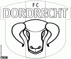 Odznak Football Club Dordrecht, fotbalový klub sídlící v Dordrecht, město v provincii Jižní Holandsko v západní části země