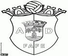 Emblém Associação Desportiva de Fafe, AD Fafe, fotbalový klub sídlící ve městě Fafe, město severozápadu Portugalska, v okresu Braga