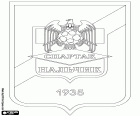 Logo PFC Spartak Nalčik, fotbalový klub sídlící v Nalčik, město ležící v jižně od evropského Ruska, v oblasti Severního Kavkazu a hlavní město republiky Kabardsko-Balkarsko