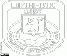 Logo FK Šinnik Jaroslavl, fotbalový klub sídlící v Jaroslavli, město na břehu řeky Volhy se nachází 250 km severovýchodně od Moskvy a kapitálu Jaroslavská Oblast. Historické centrum Jaroslavl je světového dědictví UNESCO
