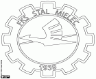 Logo FKS Stal Mielec, fotbalový klub sídlící v Mielec, město v Podkarpatské vojvodství, na jihovýchodě Polska