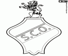 Logo Sporting Clube Olhanense, fotbalový klub se sídlem v Olhão, přístavní město věnuje rybolov v Distriktu Faro Algarve na jihu Portugalska
