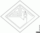 Odznak Associação Académica de Coimbra, fotbalový klub sídlící v Coimbra, historické město na břehu řeky Mondego, známý pro své univerzity a v okrese Coimbra, v regionu Centro Portugalska