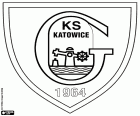 Logo GKS Katowice, fotbalový klub se sídlem v městě Katowice, hlavním městem Slezského vojvodství v jižním Polsku