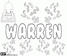 Warren, jméno anglického původu pro chlapce, odvozené od stejného anglické příjmení, Warren
