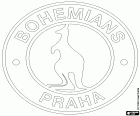 Emblém Bohemians Praha, fotbalový klub se sídlem v okrese Vršovice Prahy, hlavního města České republiky