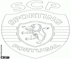 Odznak Sporting Clube de Portugal, také chybně nazývána Sporting Lisabon, sportovní klub a fotbalový klub se sídlem v Lisabonu, hlavní město Portugalska