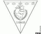 Logo MKS Pogoń Szczecin, Morski Klub Sportowy Pogoń Szczecin, fotbalový klub se sídlem ve Štětíně, přístavní město na pobřeží Baltského moře, se nachází nedaleko hranic s Německem, v severo-západním Polsku. Štětín je městem Západopomořanském vojvodství