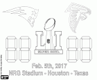 New England Patriots proti Atlanta Falcons, Super Bowlu 2017 na stadionu NRG v Houstonu, Texas, v neděli 5. února 2017