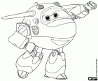 Mira je letadlo specialista na vodní misí, ženská postava Super Wings