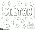 Milton, jméno pro kluka v angličtině, má svůj původ v stejné příjmení, který je odvozen od Toponymum "mill town" ve staré angličtině