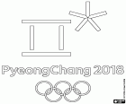 Logo Zimní olympijské hry Pchjongčchang 2018