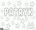 Patryk, mužské jméno latinského původu, odvozeno od Patricius, používané v různých jazycích jako varianta Patrik. Patryk, polský název pro chlapce, zdrobnělina Patrycjusz