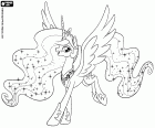 Princezna Celestia, vládkyně Equestria, hlavní postava z My Little Pony