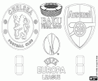 Chelsea vs Arsenal, finále Europa League 2018 – 2019, na olympijském stadionu v Baku, Ázerbájdžánu, 29 května 2019