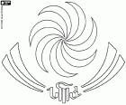 Logo gruzínského národního ragbyského týmu, známého jako Lelos a Borjgalosnebi, znamená Borjgali. Borjgali je gruzínský symbol slunce a oficiální symbol Gruzie