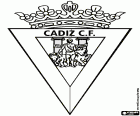 Logo Cádiz Club de Fútbol, subjektu založeného v roce 1920 v Cádizu v Andalucii