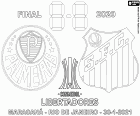 Palmeiras vs Santos je finále 2020 Copa Libertadores, který se hraje na Maracana Stadium v Rio de Janeiru, Brazílie, v lednu 30, 2021