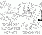 Tampa Bay Buccaneers získala titul šampiona Super Bowlu 2021, když porazila Kansas City Chiefs 31:9. Rozehrávač Tom Brady vyhrál MVP Super Bowl. Jedná se o druhý Super Bowl Tampy Buccaneers po titulu z roku 2002. Série Tampy je první, která vyhrála šampionát na vlastním stadionu