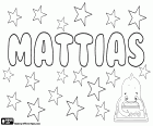 Mattias, jméno pro chlapce v několika jazycích, jako je švédština, estonština, dánština, norština a němčina. Mattias, spolu s jeho variantami Matthias, Mathias, Matias, jméno odvozené od stejného řeckého jména biblického původu