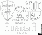 Arsenal FC vs. FC Barcelona, finále Ligy mistrů žen UEFA v sobotu 24. května 2025 na stadionu José Alvalade v Lisabonu, Portugalsko