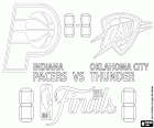 Ve finále NBA 2025 se utkají Indiana Pacers s Oklahoma City Thunder v sérii na sedm vítězství.