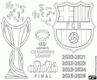 Omalovánka FC Barcelona, Liga mistrů 2025-2026