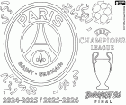 Omalovánka PSG, x2 vítězové Ligy mistrů 2026