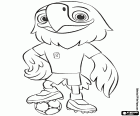 Omalovánka Spojka, maskot USA World Cup 2026
