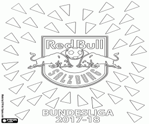 Omalovánka Red Bull Salzburg, Bundesliga 2017-18