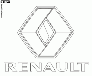 Omalovánka Renault logo