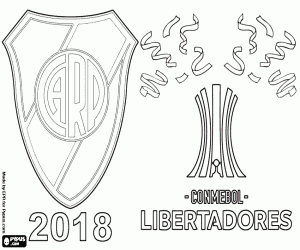 Omalovánka River Plate, mistr Libertadores 2018