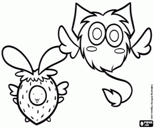 Omalovánka Roboti Masha a Ucha