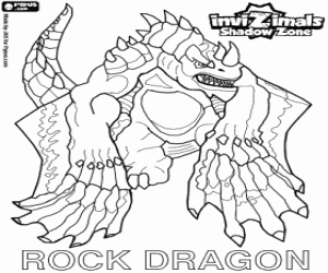 Omalovánka Rock Dragon, Invizimals Shadow Zone