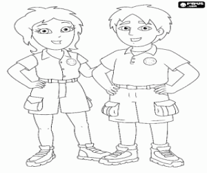 Omalovánka Rodiče Diego